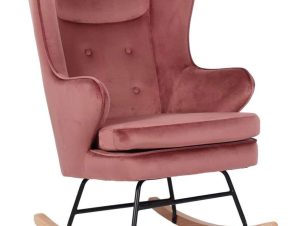 Πολυθρόνα Κουνιστή Rocker 01-3274 71x86x102cm Pink