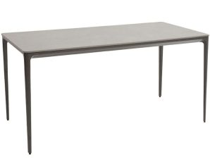 Τραπέζι Baton 22-0204 160x80x75cm Dark Grey