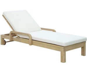 Ξαπλώστρα Anasa 22-0149 184x73x87cm Natural-Beige