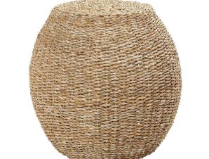 Σκαμπό Seagrass KAG317 44X44X43cm Natural Espiel