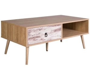 Τραπέζι Σαλονιού Lounge 271-123-059 100x50x40cm Oak-Sonoma