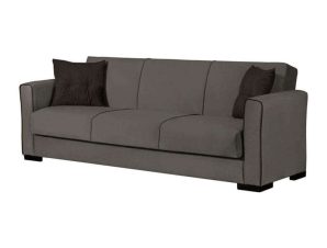 Καναπές – Κρεβάτι Τριθέσιος New Emily 828-122-138 222x85x83cm Grey