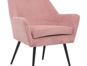 Πολυθρόνα Rochelle 370-124-058 65x66x76cm Pink-Black