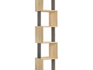 Βιβλιοθήκη Piri 119-001027 35x30x161cm Oak – Anthracite