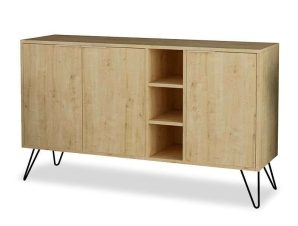 Μπουφές Clara 119-001058 142×35.5x82cm Light Oak