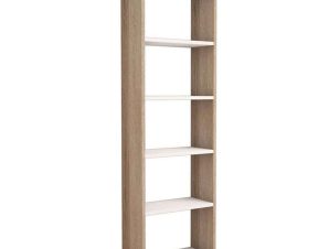 Βιβλιοθήκη Darco 197-000197 48,6x22x160cm Oak-White