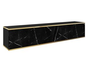 Έπιπλο Τηλεόρασης Κρεμαστό Oro P_ORO_BTVm 175x30x32cm Marble Anthracite