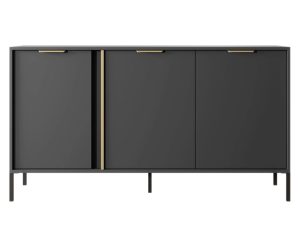 Μπουφές Lars L_LARS_21_3d 153x81x40cm Anthracite-Gold