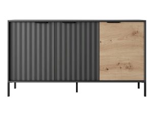 Μπουφές Rave L_RV_21_3d_c 153x82x40cm Anthracite-Natural