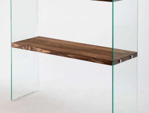 Κονσόλα Venedik 552NOS1904 90x30x80cm Walnut