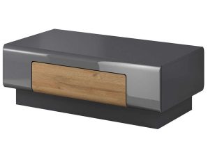 Τραπεζάκι Σαλονιού Toldo 162373009 110x60x38,5cm Anthracite-Natural