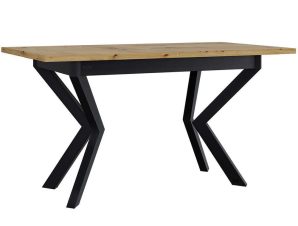 Τραπέζι Επεκτεινόμενο Ikonic II 162704499 140/180x80x79cm Natural-Black