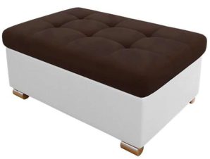 Σκαμπό Niko Plus 161631899 96x70x41cm Brown-White