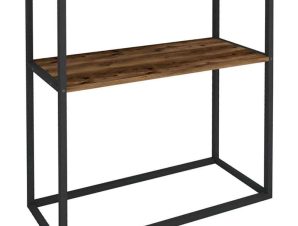 Κονσόλα Castel 0212577 90×33,5x90cm Black-Walnut