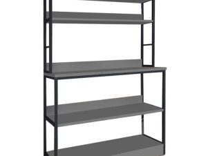 Ραφιέρα Foyer 0229997 101x36x160,7cm Black-Anthracite