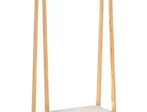 Κρεμάστρα Δαπέδου Como 74x38x138cm Oak-White