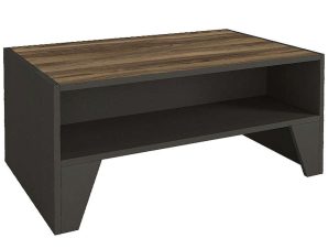 Τραπέζι Σαλονιού Chester 0228159 93,6x60x40cm Walnut-Anthracite