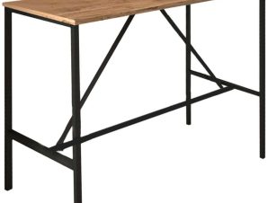 Τραπέζι Μπαρ Crego 0226170 100x45x89cm Oak-Black