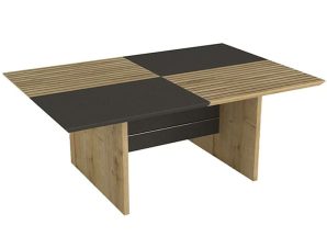 Τραπεζάκι Σαλονιού Venita 0241029 90x60x33,8cm Oak-Anthracite