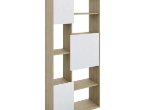 Βιβλιοθήκη Box 24-0416 80x30x180cm Sonoma-White