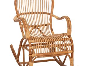 Iliadis Πολυθρόνα Κουνιστή Rattan 62x107x93cm 87888