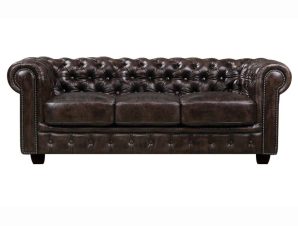 Καναπές Chesterfield Brown 689 E9574,3 201X92X72 cm