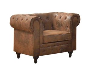 Πολυθρόνα Chesterfield Brown E942,1 110X82X77 cm