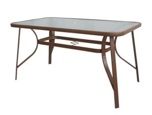 Τραπέζι Κήπου Rio Ε2501,3 150x90x71cm Brown