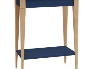 Κονσόλα Mimo S MIMOCSBE15 65x35x74cm Navy Blue-Beech