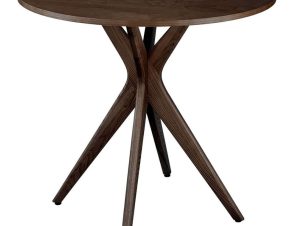 Τραπέζι Jubi JUBITSROWAL Φ70x73cm Walnut