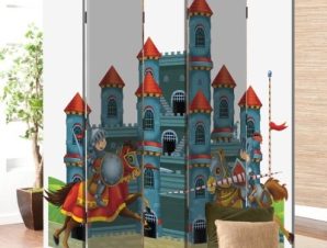 Κάστρο Παιδικά Παραβάν 80×180 cm [Δίφυλλο]