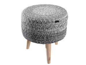 Σκαμπό Βαμβακερό Stool Shades Grey 40x40x40εκ. Guy Laroche (Ύφασμα: Βαμβάκι 100%, Χρώμα: Γκρι) – Guy Laroche – 5206480656910